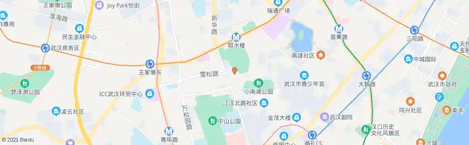 武汉台北路台北一路_公交站地图_武汉公交_妙搜公交查询2025