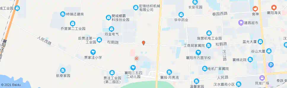 襄阳松鹤路西_公交站地图_襄阳公交_妙搜公交查询2025