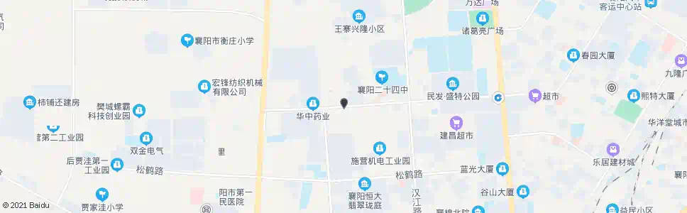 襄阳白家庄_公交站地图_襄阳公交_妙搜公交查询2025