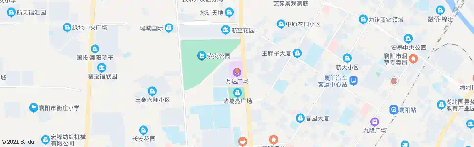 襄阳长虹路万达广场_公交站地图_襄阳公交_妙搜公交查询2025