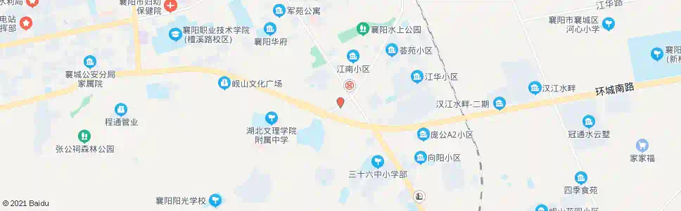 襄阳环城路胜利街路口_公交站地图_襄阳公交_妙搜公交查询2025