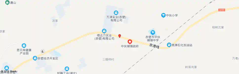 咸宁中伙派出所_公交站地图_咸宁公交_妙搜公交查询2025