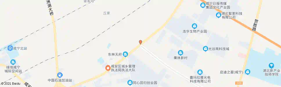 咸宁官埠路口(107国道)_公交站地图_咸宁公交_妙搜公交查询2025