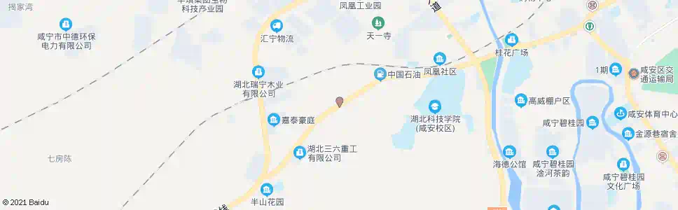 咸宁周家垴_公交站地图_咸宁公交_妙搜公交查询2025