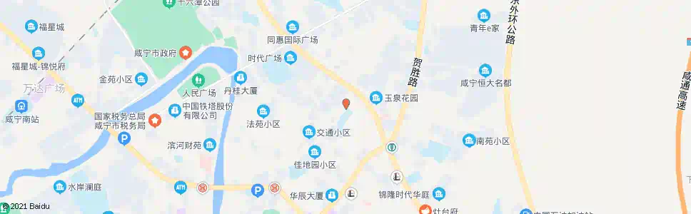 咸宁交通路_公交站地图_咸宁公交_妙搜公交查询2025