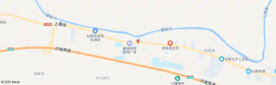 仙桃胡场_公交站地图_仙桃公交_妙搜公交查询2025