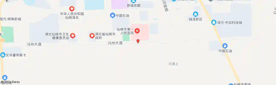 仙桃市人民医院_公交站地图_仙桃公交_妙搜公交查询2025