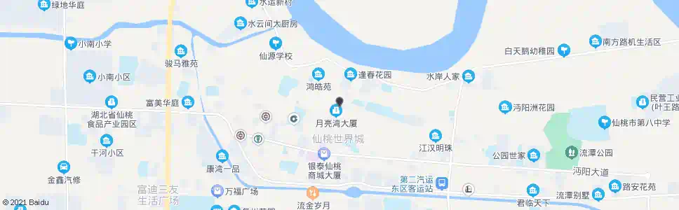 仙桃工业园文化宫_公交站地图_仙桃公交_妙搜公交查询2025