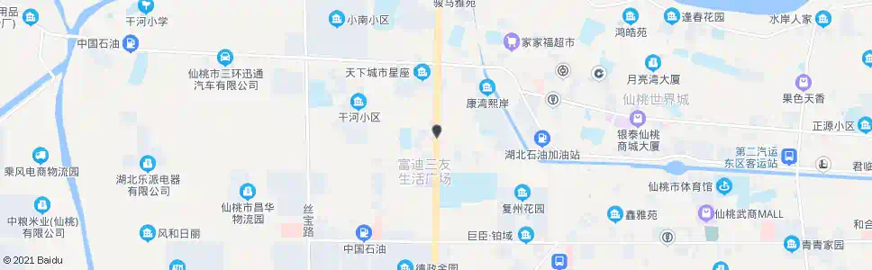 仙桃仙桃报社_公交站地图_仙桃公交_妙搜公交查询2025