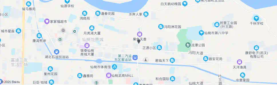 仙桃市二水厂_公交站地图_仙桃公交_妙搜公交查询2025