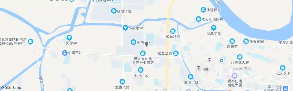 仙桃弘文中学_公交站地图_仙桃公交_妙搜公交查询2025