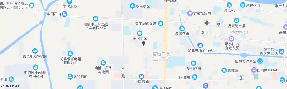 仙桃市公交总公司宿舍_公交站地图_仙桃公交_妙搜公交查询2025