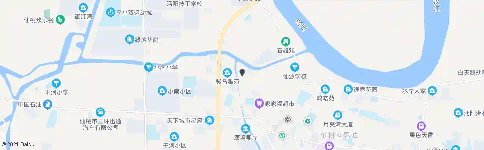 仙桃饲料厂_公交站地图_仙桃公交_妙搜公交查询2025