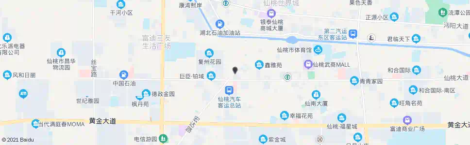 仙桃仙洪菜场_公交站地图_仙桃公交_妙搜公交查询2025