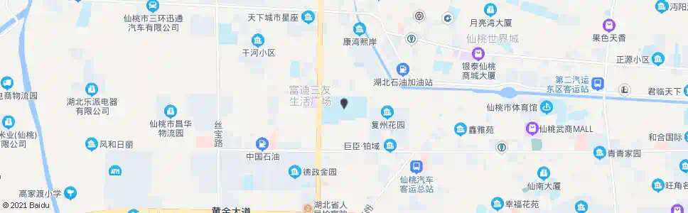 仙桃仙桃中学_公交站地图_仙桃公交_妙搜公交查询2025