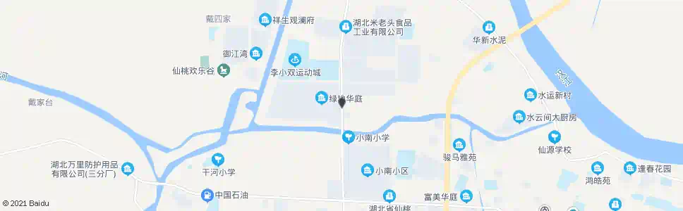 仙桃绿地华庭_公交站地图_仙桃公交_妙搜公交查询2025