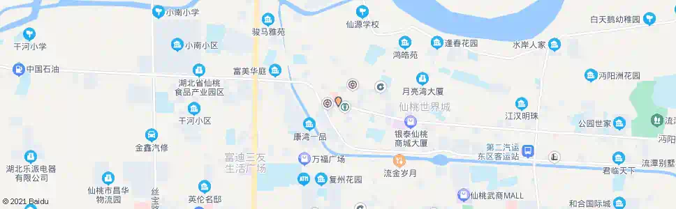 仙桃三医院_公交站地图_仙桃公交_妙搜公交查询2025