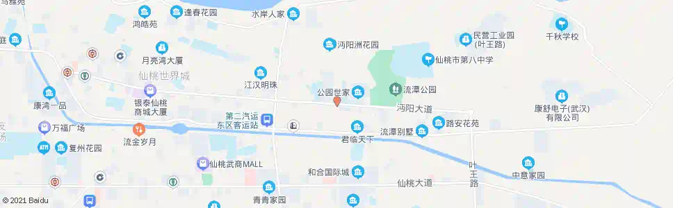仙桃公园世家_公交站地图_仙桃公交_妙搜公交查询2025