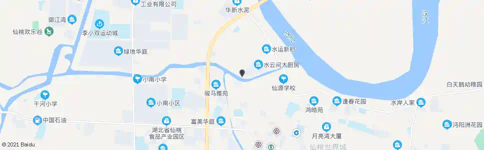 仙桃水云间_公交站地图_仙桃公交_妙搜公交查询2025