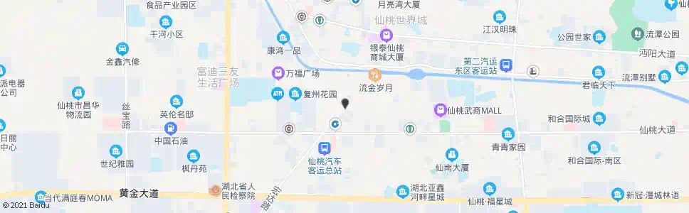 仙桃公交宿舍_公交站地图_仙桃公交_妙搜公交查询2025