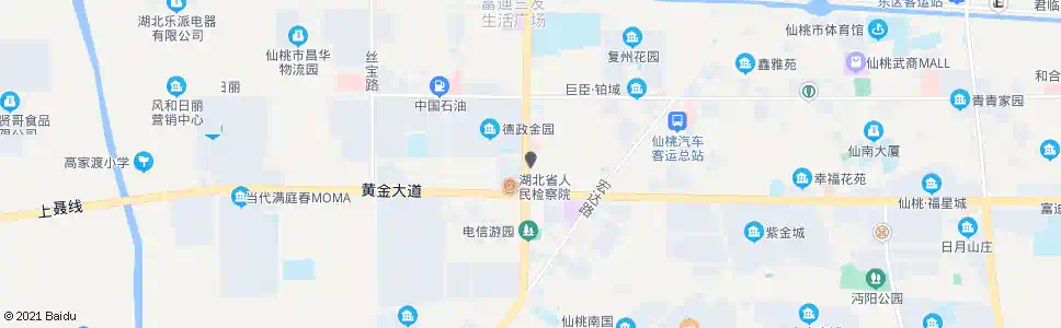 仙桃东南汽修_公交站地图_仙桃公交_妙搜公交查询2025