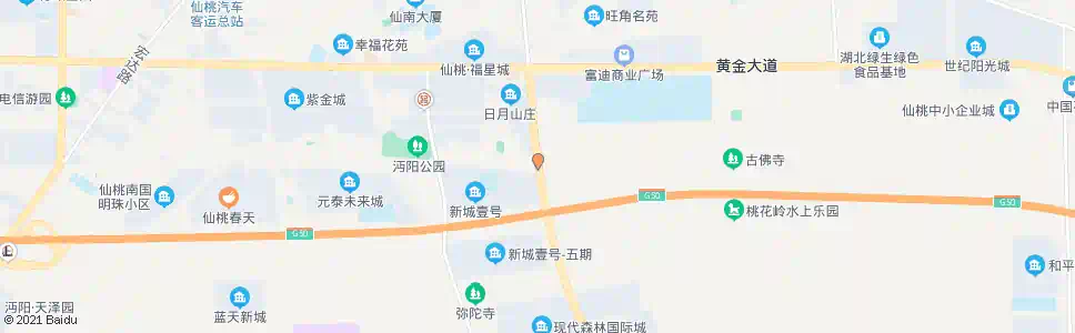 仙桃刘口立交桥_公交站地图_仙桃公交_妙搜公交查询2025