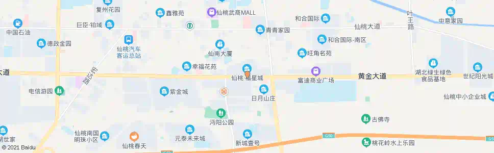 仙桃天诚酒店_公交站地图_仙桃公交_妙搜公交查询2025