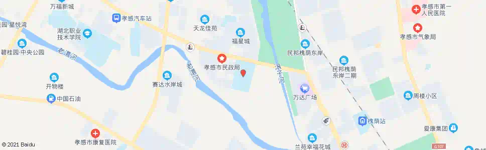 孝感新一中_公交站地图_孝感公交_妙搜公交查询2025