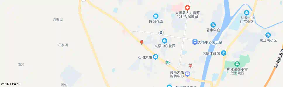 孝感交通局(大悟)_公交站地图_孝感公交_妙搜公交查询2025