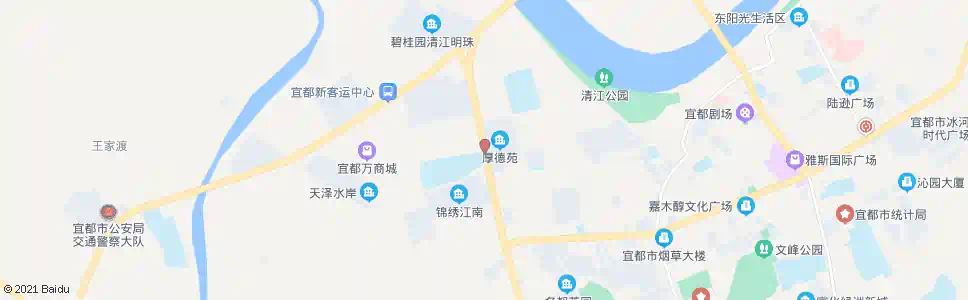 宜昌职教中心(北行)_公交站地图_宜昌公交_妙搜公交查询2025
