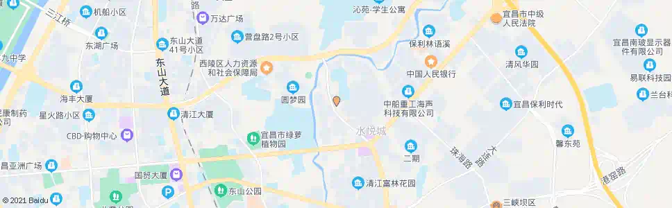 宜昌东山花园_公交站地图_宜昌公交_妙搜公交查询2025