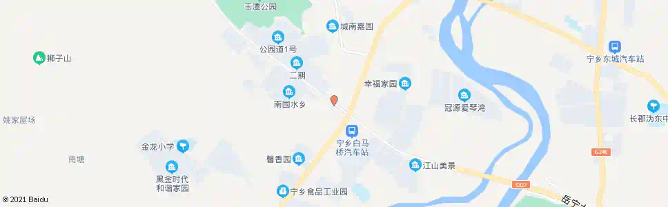 长沙白马大市场_公交站地图_长沙公交_妙搜公交查询2025