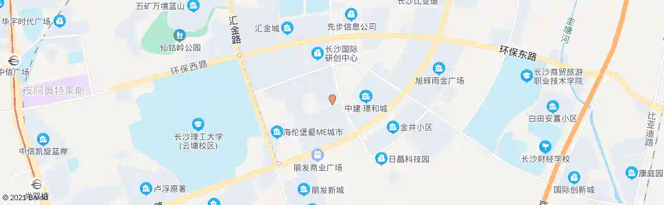 长沙金井馨苑_公交站地图_长沙公交_妙搜公交查询2025