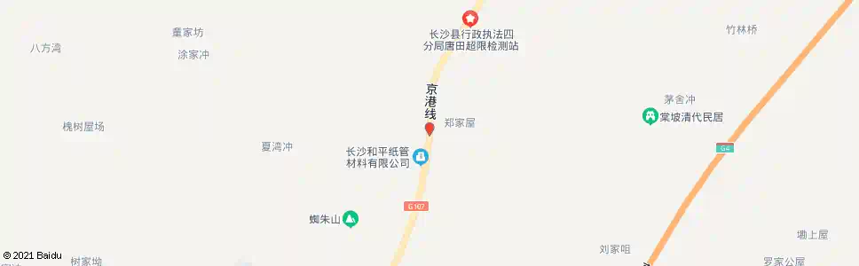长沙和平村_公交站地图_长沙公交_妙搜公交查询2025