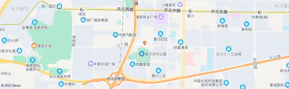 长沙星沙文化公园_公交站地图_长沙公交_妙搜公交查询2025