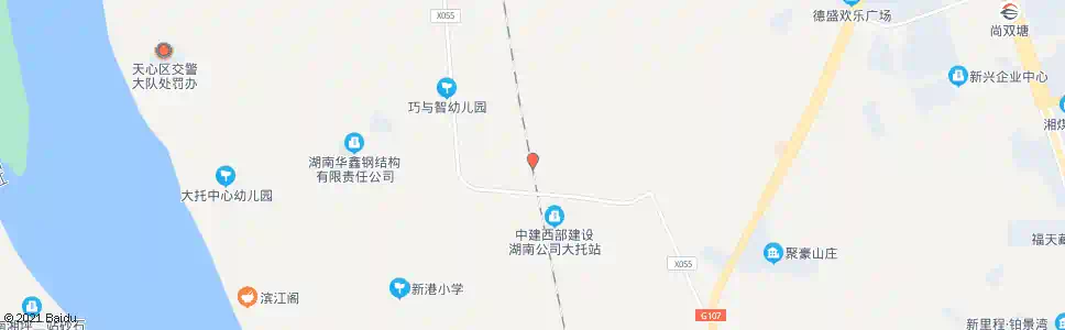 长沙大托铺_公交站地图_长沙公交_妙搜公交查询2025