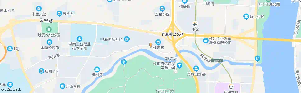 长沙中海国际南门_公交站地图_长沙公交_妙搜公交查询2025