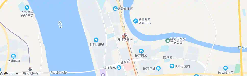 长沙香莲路北_公交站地图_长沙公交_妙搜公交查询2025