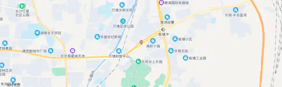长沙葡园路万家丽路口_公交站地图_长沙公交_妙搜公交查询2025