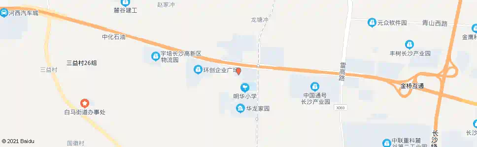 长沙高新区交警队_公交站地图_长沙公交_妙搜公交查询2025