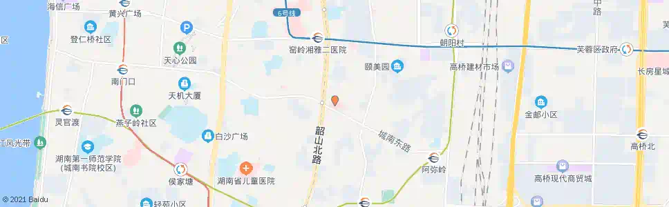 长沙长岭(长沙市妇幼保健院)_公交站地图_长沙公交_妙搜公交查询2025