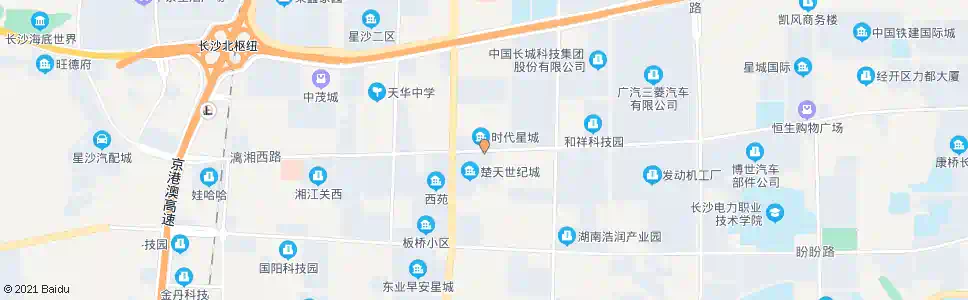 长沙新奥燃气_公交站地图_长沙公交_妙搜公交查询2025