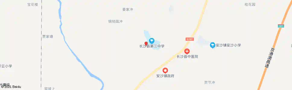 长沙县三中_公交站地图_长沙公交_妙搜公交查询2025
