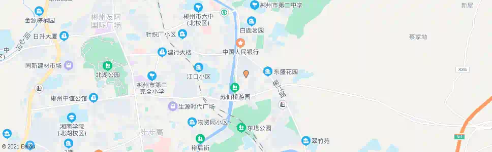 郴州公安局新家属区_公交站地图_郴州公交_妙搜公交查询2025