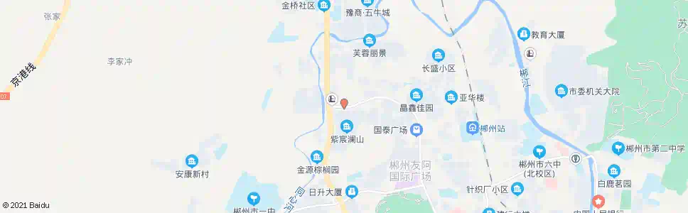 郴州紫宸澜山_公交站地图_郴州公交_妙搜公交查询2025