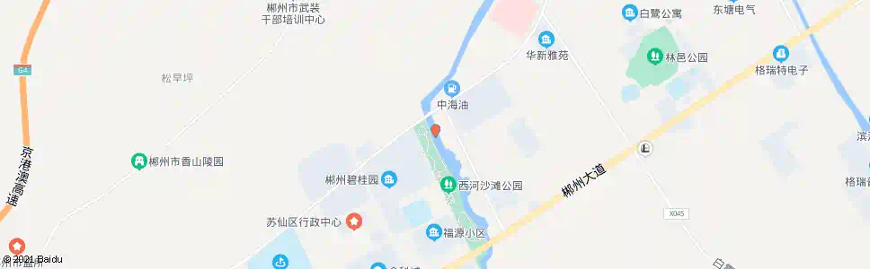 郴州西河湿地公园南_公交站地图_郴州公交_妙搜公交查询2025