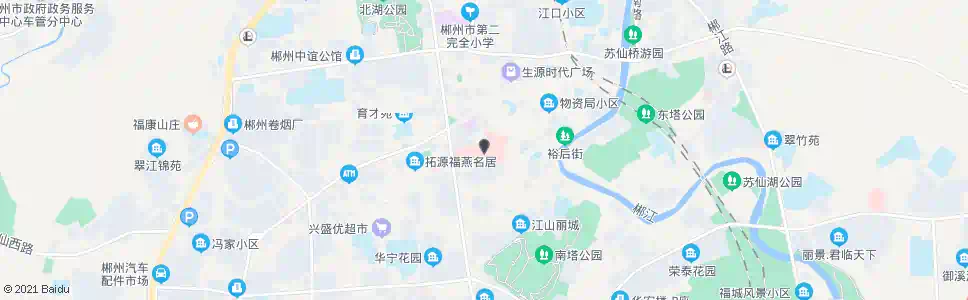 郴州第一人民医院中心医院_公交站地图_郴州公交_妙搜公交查询2025