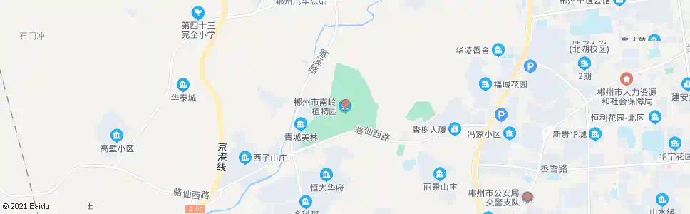 郴州植物园_公交站地图_郴州公交_妙搜公交查询2025