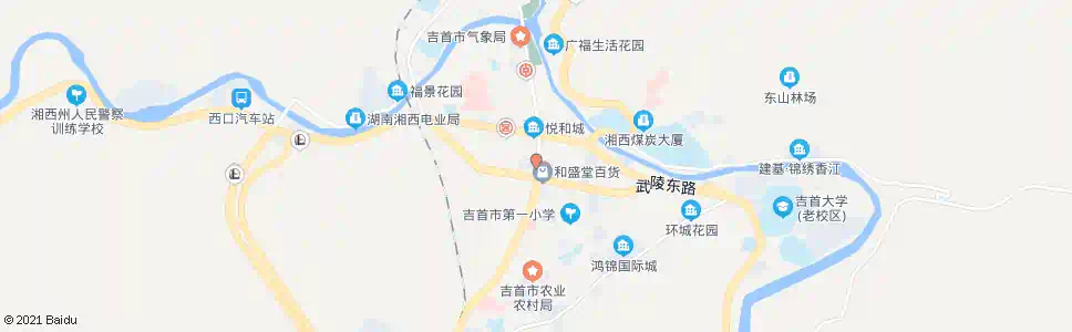 湘西市政府大楼_公交站地图_湘西公交_妙搜公交查询2025