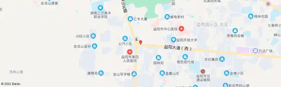 益阳益阳大道路口_公交站地图_益阳公交_妙搜公交查询2025